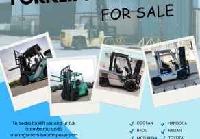 Dijual Forklift Second TCM Mitsubishi Toyota Baoli