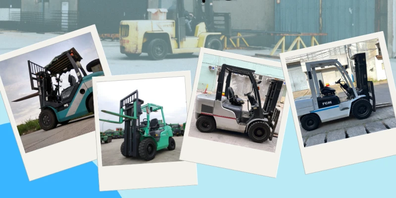 Dijual Forklift Second TCM, Mitsubishi, Toyota, Baoli